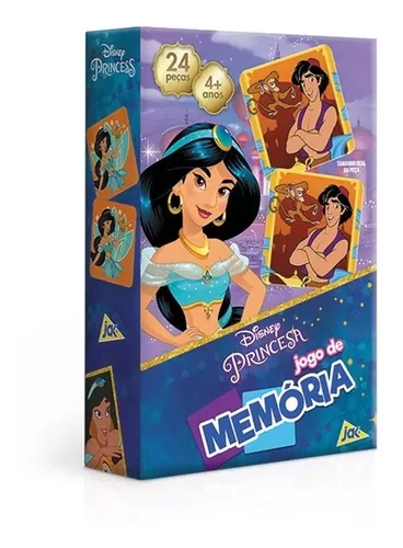 Jogo Da Memória Infantil Princesas Disney 24 Pares Didático - Dupari