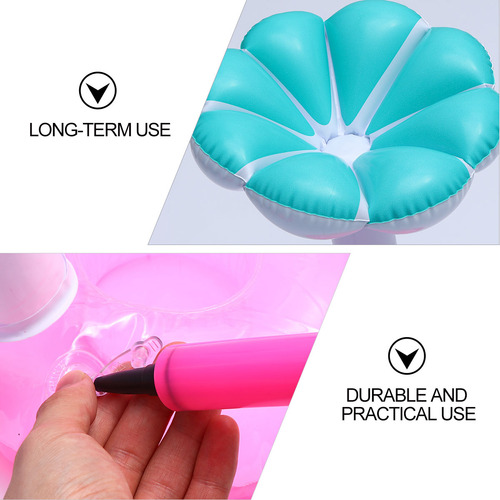 Soporte Inflable Para Piscina, 2 Portavasos Con 1 Unidad De