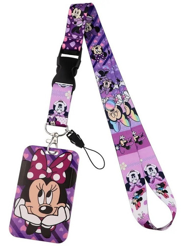 Portacredencial + Lanyard Minnie 3