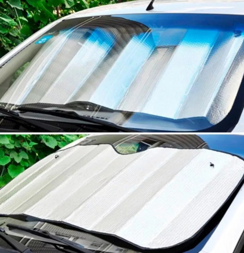 Protector Solar Parabrisa Sombrilla Tapa Sol Auto 130x60 Cm