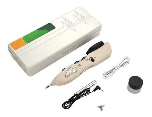 Electro Estimulador Set C/buscador De Puntos Auricuroterapia