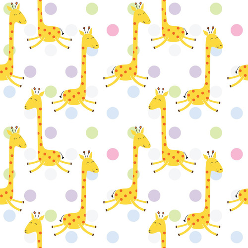 Papel De Parede Infantil Girafa 2,70x0,57m