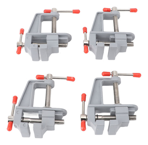 Pinza De Mesa Jeweler, 4 Unidades, Portátil, Pequeña, De Ale