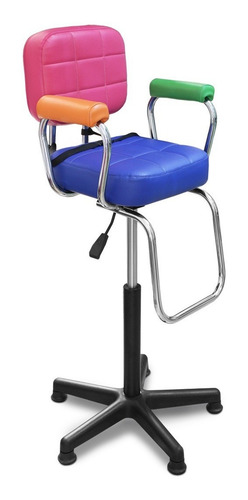 Silla Infantil De Corte Para Estética Neumática Eclipse Color Colores