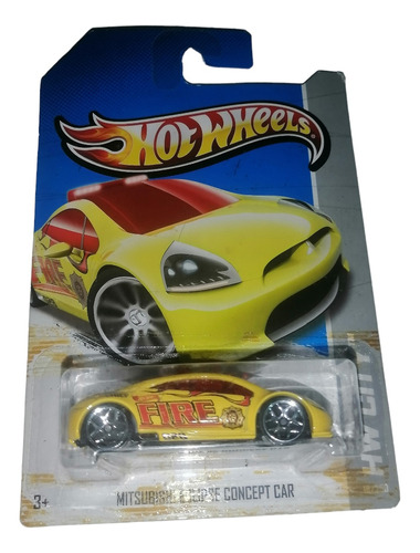 Mitsubishi Eclipse Concept Car De Bomberos Hot Wheels 1/64 