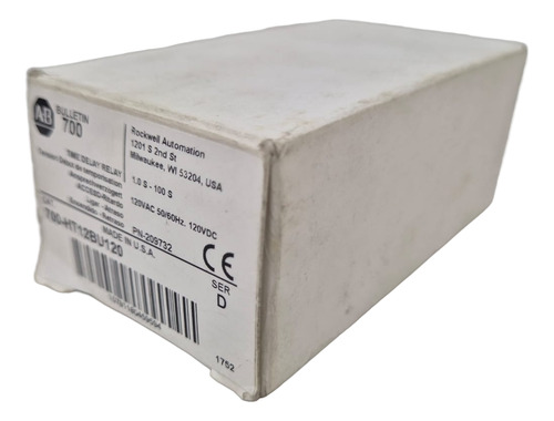 Allen Bradley 700-ht12bu120 Relé De Sincronización Original