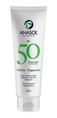 2 Unid Protetor Solar Fps 50 Anasol - 125ml