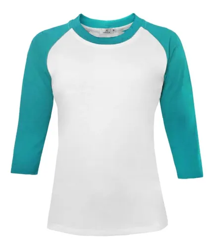 Playera manga ranglan mujer hotsell