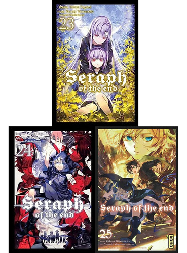 Mangá Seraph Of The End Volume 23 Ao 25 Lacrado Panini