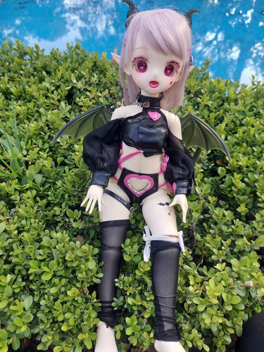 Muñeca Bjd 1/4, Cambio De Ojos Y Peluca (Usado)
