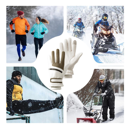 Guantes De Invierno A Prueba De Viento Con Pantalla Táctil G