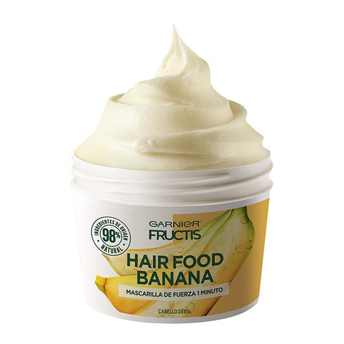 Imagen 5 de 5 de Máscara Garnier Fructis Hair Food Fuerza de 350mL