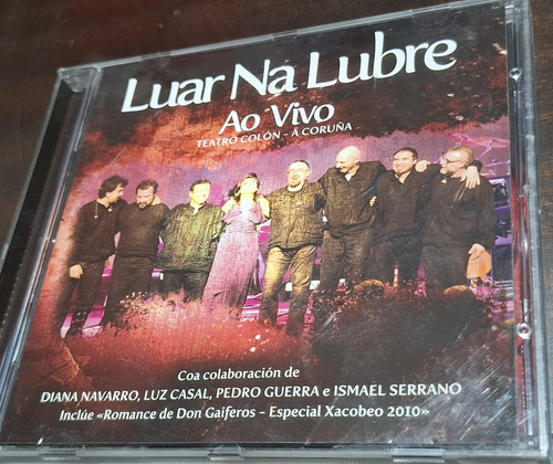Luar Na Lubre Ao Vivo Cd T Colón- A Coruña Art Invitados (Usado)
