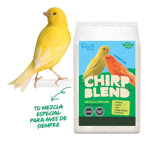 Imagen 3 de 6 de Mezcla Especial Canarios Alimento Aves Pajaros 750gr