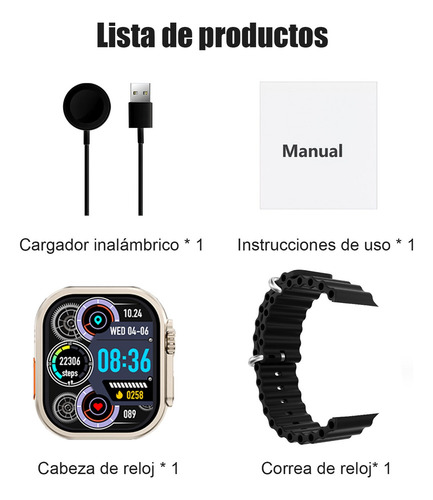 . Reloj Inteligente Smartwatch Bluetooth Con Impermeable
