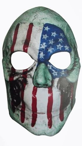 Mascara La Purga Asesino Payaso Halloween Bandera Americana