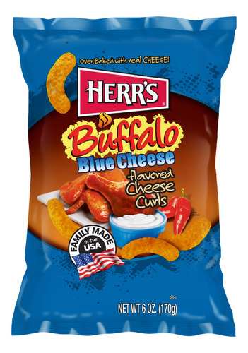 Snack Chizitos Herr's Usa Curls Buffalo X 170grs
