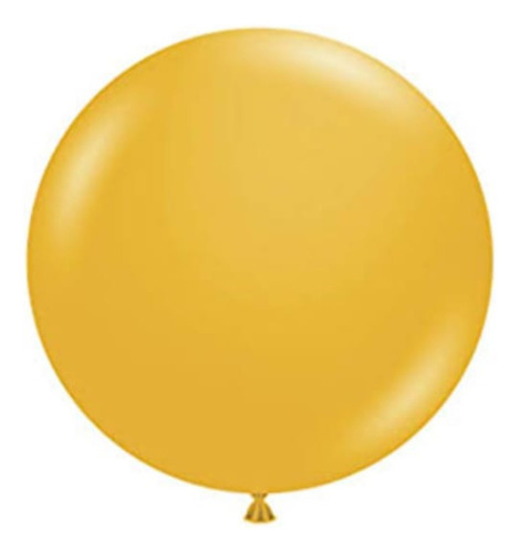 Bolsa De Globos De 100 Pzs Tuftex No.11 Mustard