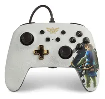 Comprar Control Alambrico Para Switch Zelda Link Color Blanco