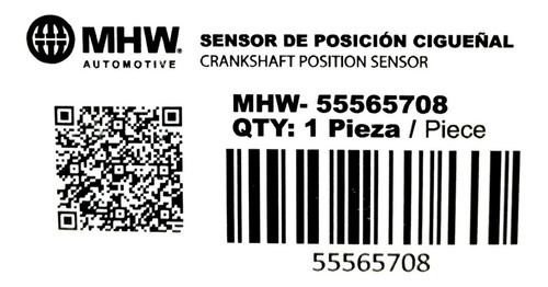 Sensor Arbol De Leva Cruze 1.8 Admision Chevrolet