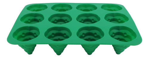 Molde De Silicona Con 12 Orificios Para Tartas De Árbol De N