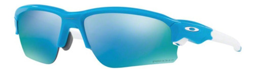 Oakley Oo9373 0270 Flak Draft Asian Fit Sky Prizm Deep Water