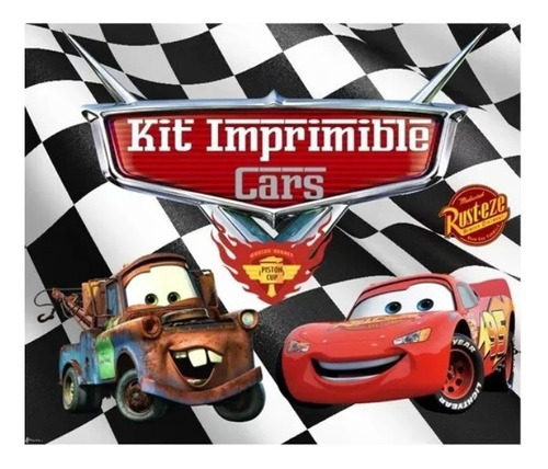 Kit Imprimible Cars Candy Bar