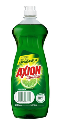 Detergente Axion Lavatrastes Líquido Limón, 525 Ml