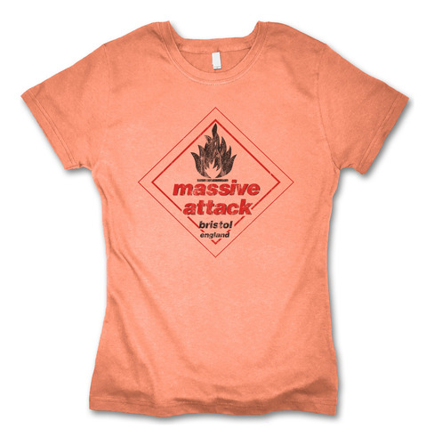Playera Massive Attack Blue Lines Retro Style Para Mujer
