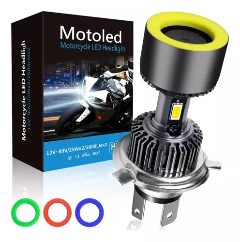 Bombillos Led H4 Para Faros De Motocicleta, Alta-baja Hb2