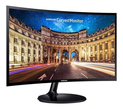 Imagen 2 de 11 de Monitor gamer curvo Samsung F390 Series C27F390FH led 27" negro 100V/240V