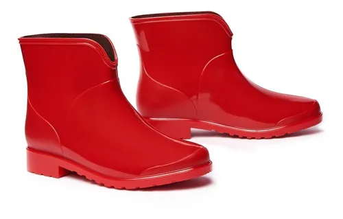 Botines De Lluvia Tobilleros Impermeables Para Dama MercadoLibre