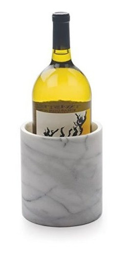 Rsvp White Marble Wine Cooler Y Portaherramientas