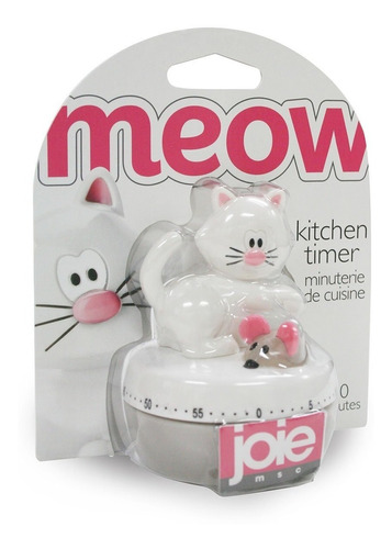 Reloj Temporizador De Cocina Gato Meow Kitchen Timer Joie 