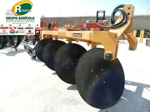 Imagen 1 de 12 de Arado Agricola 4 Discos Hidraulico Marca Kimball P Tractor