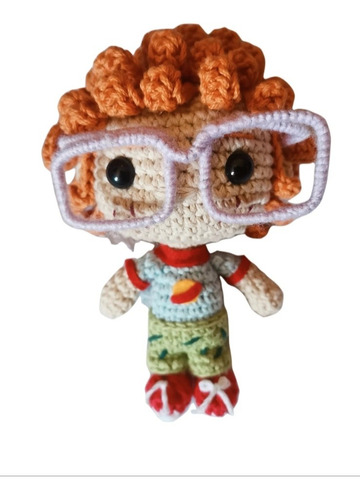 Carlitos Amigurumi, Rugrats Personalizado A Crochet (17 Cm)