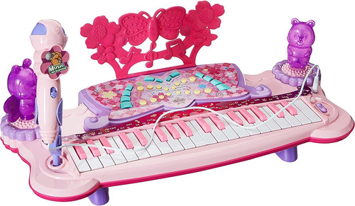 Imagen 3 de 3 de Piano Músical Para Niña Con Micrófono Mp3 Usb Ofertas