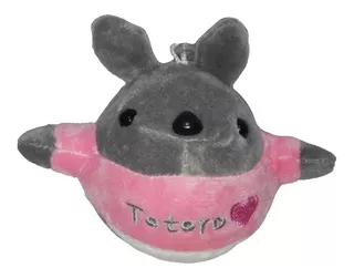 Peluche Llavero Vecino Totoro 12cm Rosado Coleccion Navidad