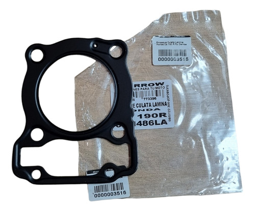 Empaque Culata Lamina Honda Cb 190 R Darrow