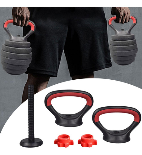 Accesorio De Peso Kettle, Agarre De Mango De Barra Y Tuerca