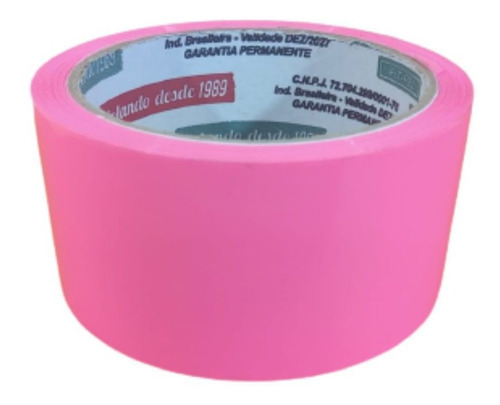 Fita Multiuso Rosa Neon 40mx48mm Brilha Escuro Luz Negra