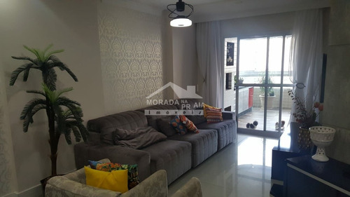Imagem 2 de 30 de Apartamento Em Vila Guilhermina, Praia Grande/sp De 157m² 4 Quartos À Venda Por R$ 750.000,00 - Ap1911965-s