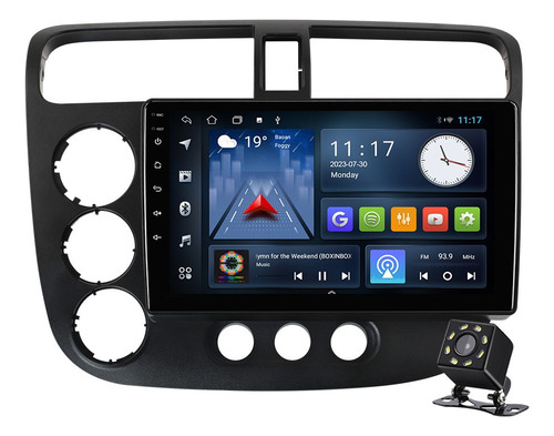 Estéreo 2+32g Para Honda Civic 2001-2005 Gps Cámara Carplay