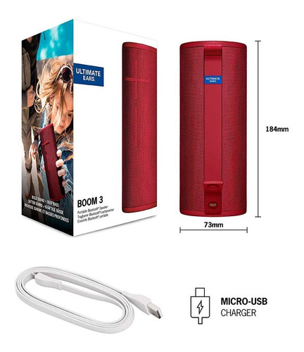 Imagen 8 de 10 de Parlante Megaboom 3 Sonido 360° Bluetooth Agua Logitech Pce