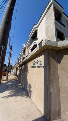 Sobrado + Cobertura Com 03 Quartos(01 Suíte )espaço Gourmet, 04 Vagas À Venda, 150 M² - Vila Alto De Santo André - Santo André/sp - So0414
