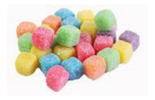 Gomita Cubitos Neon Acidos Pack Con 10 Pzas De 80gc/u
