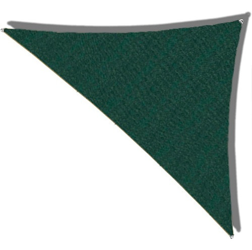 Triangulo Toldo Vela Verde 90% 2.5m X 3.5m X 3.9m