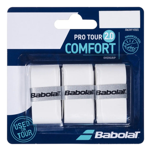 Overgrip Babolat Pro Tour X3 Blanco