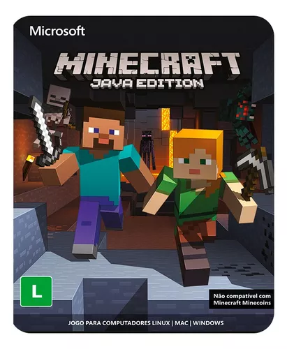 Minecraft Java Edition Pc - Minecraft no Mercado Livre Brasil