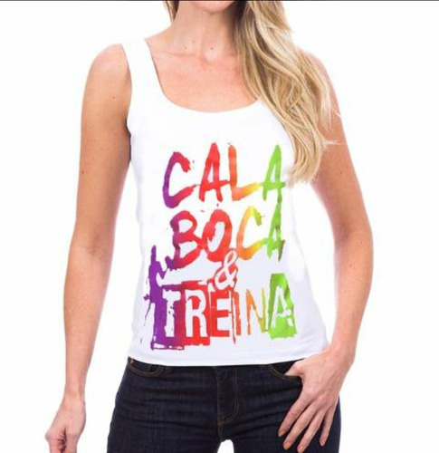 Kit 2 Camisetas Regata Academia Feminina Fitness Blusa